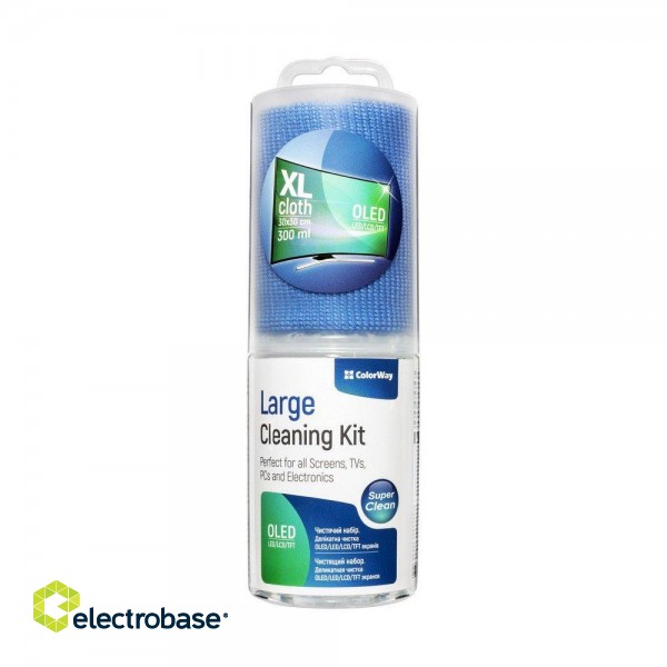 ColorWay | Cleaning Kit Electronics | Microfiber Cleaning Wipe | 300 ml paveikslėlis 3