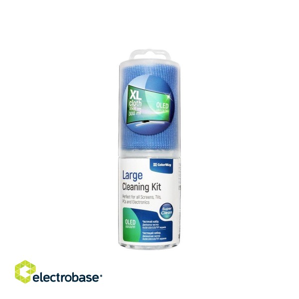 ColorWay | Cleaning Kit Electronics | Microfiber Cleaning Wipe | 300 ml paveikslėlis 2