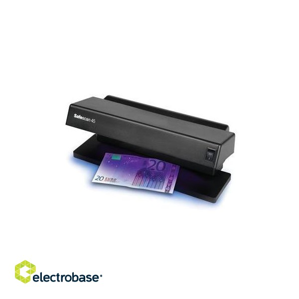 SAFESCAN | 45 UV Counterfeit detector | Black | Suitable for Banknotes
