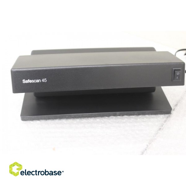 SALE OUT.  SAFESCAN | 45 UV Counterfeit detector | Black | Suitable for Banknotes image 3