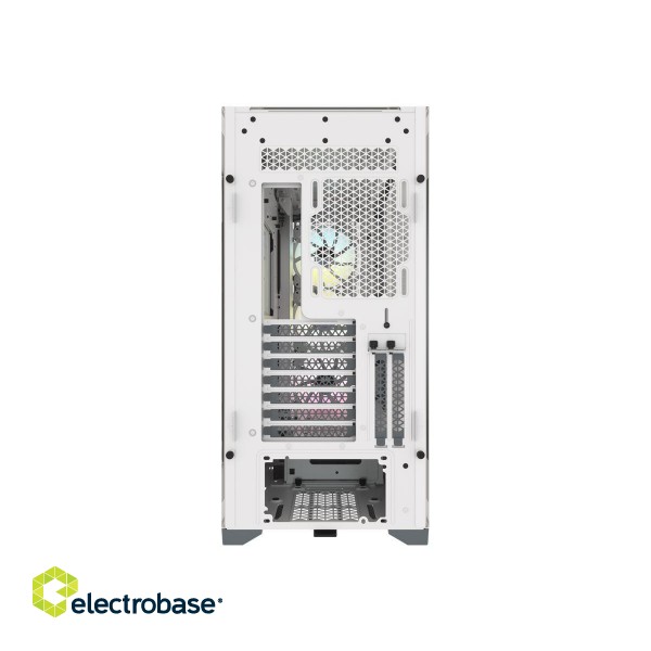 Corsair | ATX PC Smart Case | 5000X RGB | Side window | White | Mid-Tower | Power supply included No | ATX paveikslėlis 5