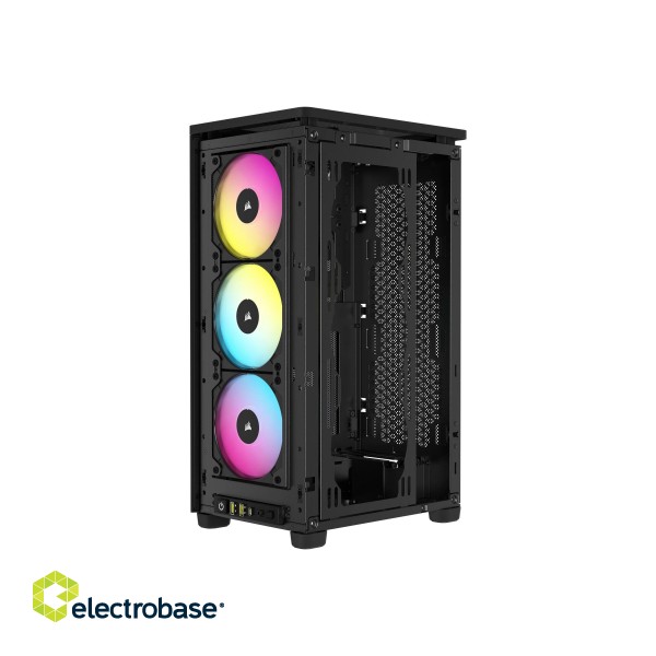 Corsair | RGB AIRFLOW PC Case | 2000D | Black | Mini-ITX | Power supply included No | SFX image 2