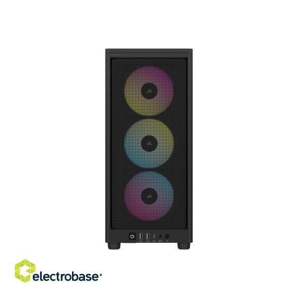 Corsair | RGB AIRFLOW PC Case | 2000D | Black | Mini-ITX | Power supply included No | SFX image 3