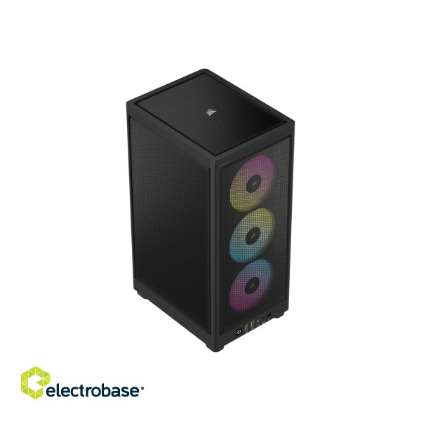 Corsair | RGB AIRFLOW PC Case | 2000D | Black | Mini-ITX | Power supply included No | SFX image 5