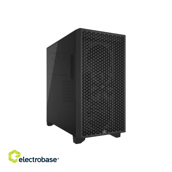 Corsair | Tempered Glass PC Case | 3000D | Black | Mid-Tower | Power supply included No | ATX image 1