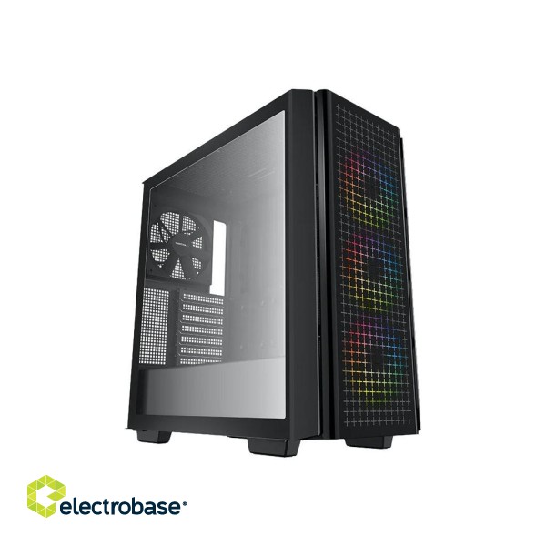 Deepcool | MID TOWER CASE | CG540 | Side window | Black | Mid-Tower | Power supply included No | ATX PS2 paveikslėlis 8