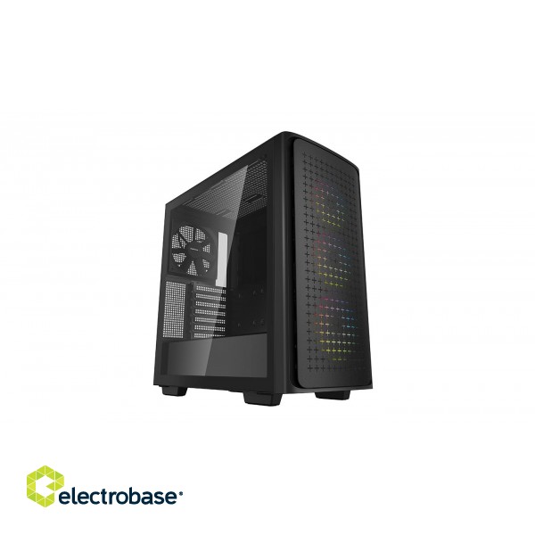 Deepcool | MID TOWER CASE | CK560 | Side window | Black | Mid-Tower | Power supply included No | ATX PS2 image 1