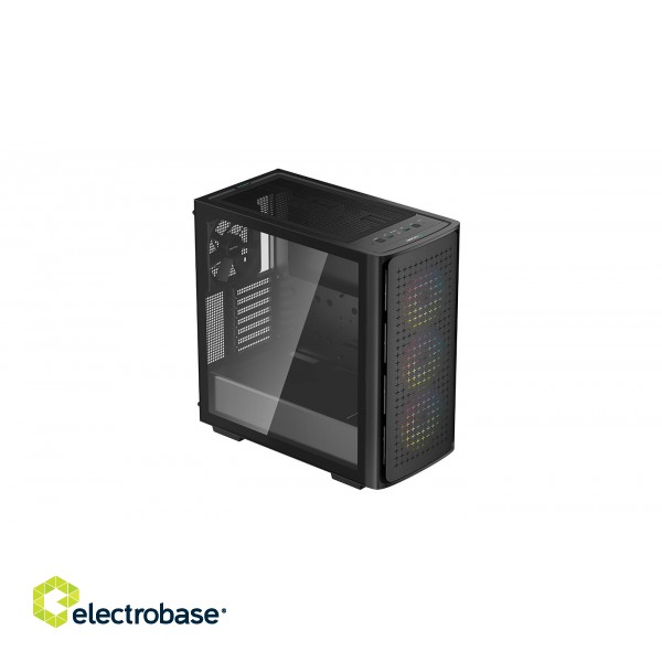 Deepcool | MID TOWER CASE | CK560 | Side window | Black | Mid-Tower | Power supply included No | ATX PS2 image 6