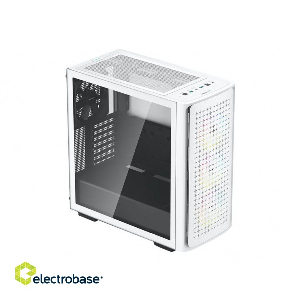 Deepcool | MID TOWER CASE | CK560 | Side window | White | Mid-Tower | Power supply included No | ATX PS2 image 5