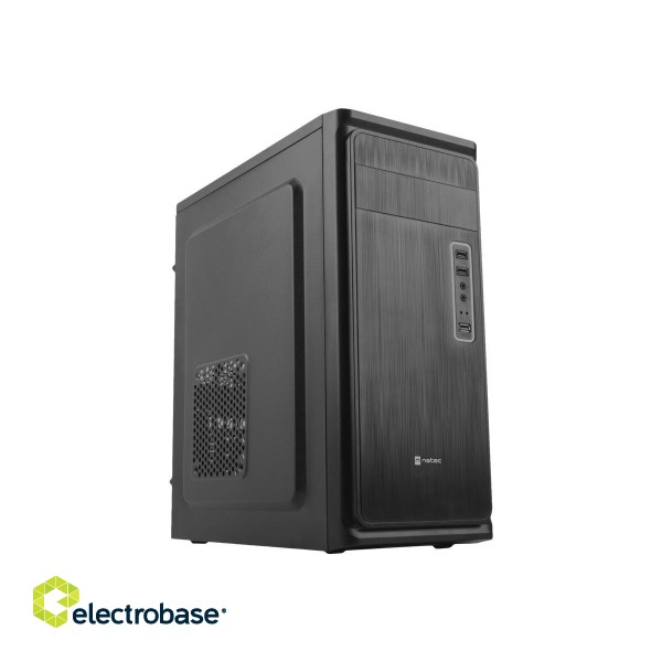 Natec | PC case | Armadillo G2 | Black | Midi Tower | Power supply included No | ATX image 1