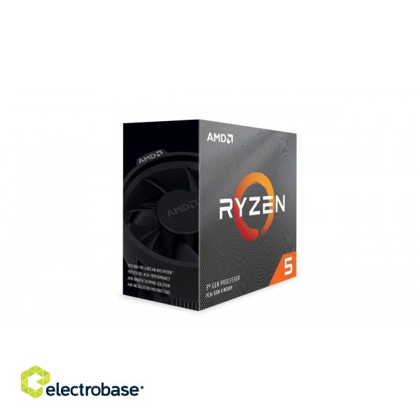 AMD | Ryzen 5 5600 | 3.5 GHz | AM4 | Processor threads 12 | AMD | Processor cores 6 image 1