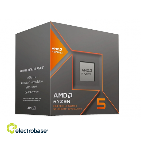 AMD | Ryzen 5 8600G | AM5 | Processor threads 12 | AMD | Processor cores 6