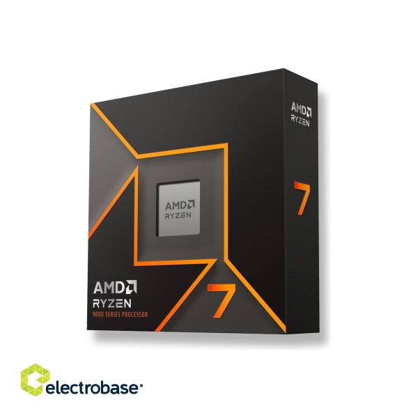 AMD Ryzen 7 9700X | 5.5 GHz | AM5 | Processor threads 16 | AMD | Processor cores 8