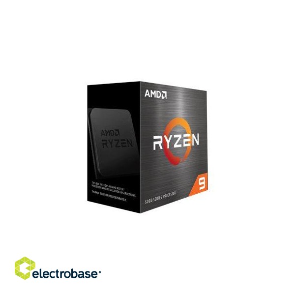 AMD | Ryzen 9 5900X | 3.7 GHz | AM4 | Processor threads 24 | AMD | Processor cores 12 paveikslėlis 2