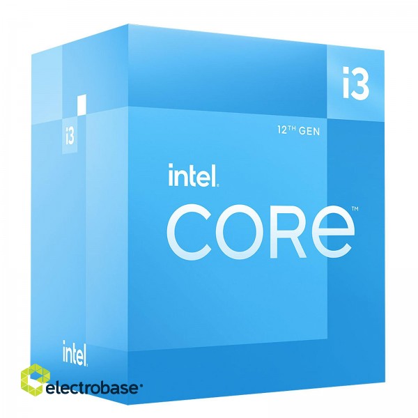 Intel | i3-12100F | 3.30 GHz | FCLGA1700 | Processor threads 8 | Intel Core i3 | Processor cores 4 image 1
