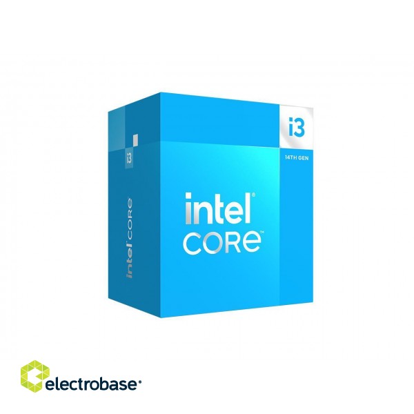 Intel | i3-14100 | FCLGA1700 | Processor threads 8 | Intel Core i3 | Processor cores 4 фото 1
