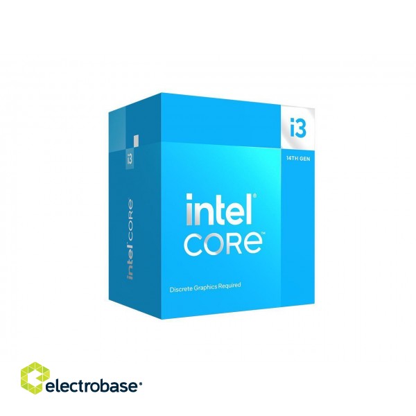Intel | i3-14100F | FCLGA1700 | Processor threads 8 | Intel Core i3 | Processor cores 4 image 1