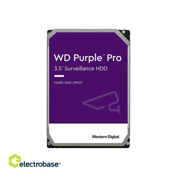 Western Digital | Hard Drive | Purple Pro Surveillance | 7200 RPM | 10000 GB image 3