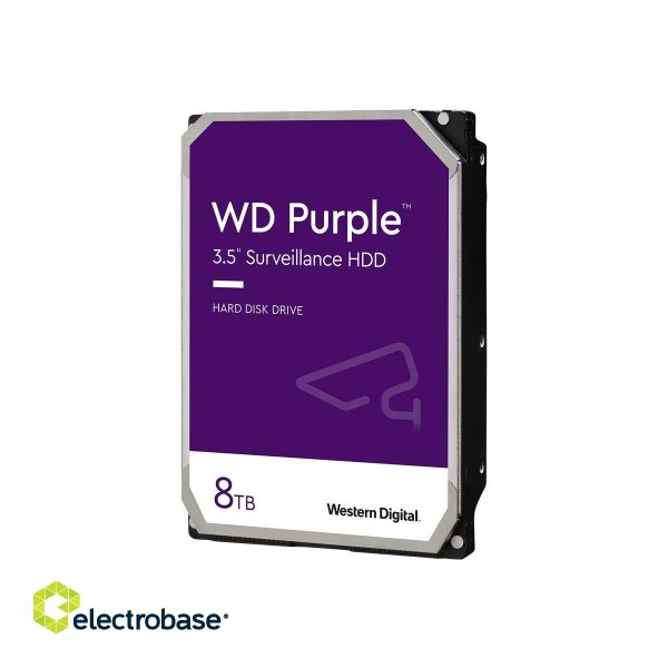 Western Digital | Surveillance Hard Drive | Purple WD84PURZ | 5640 RPM | 8000 GB фото 2
