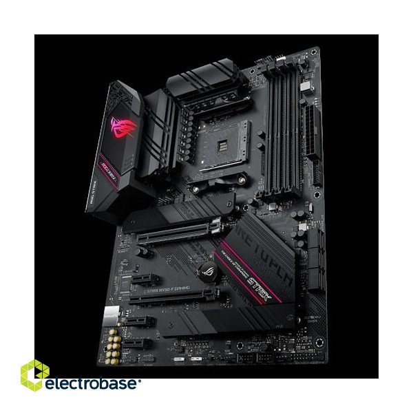 Asus | ROG STRIX B550-F GAMING | Processor family AMD | Processor socket AM4 | DDR4 | Memory slots 4 | Chipset AMD B | ATX paveikslėlis 5