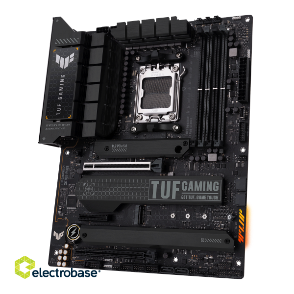 Asus | TUF GAMING X670E-PLUS | Processor family AMD | Processor socket AM5 | DDR5 DIMM | Memory slots 4 | Supported hard disk drive interfaces 	SATA image 5