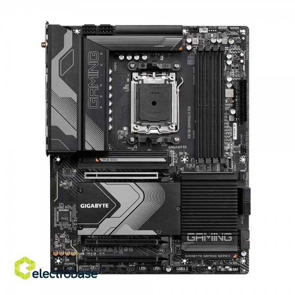 Gigabyte | X670 GAMING X AX 1.0 M/B | Processor family AMD | Processor socket AM5 | DDR5 DIMM | Memory slots 4 | Supported hard disk drive interfaces 	SATA image 3