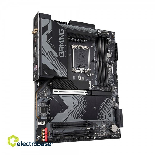 Gigabyte | Z790 GAMING X AX 1.0 M/B | Processor family Intel | Processor socket  LGA1700 | DDR5 DIMM | Memory slots 4 | Supported hard disk drive interfaces 	SATA image 4