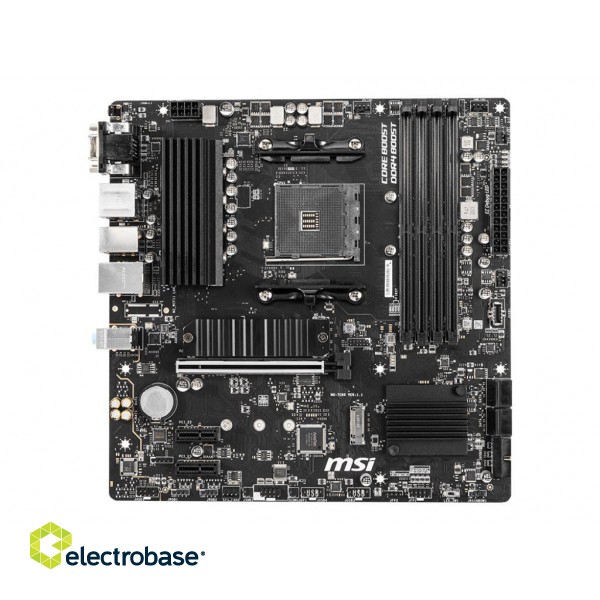 MSI | B550M PRO-VDH | Processor family AMD | Processor socket AM4 | DDR4 | Memory slots 4 | Number of SATA connectors 4 | Chipset AMD B | Micro ATX фото 2