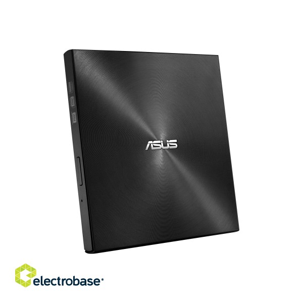 Asus | ZenDrive U9M | Interface USB 2.0 | DVD±RW | CD read speed 24 x | CD write speed 24 x | Black image 7