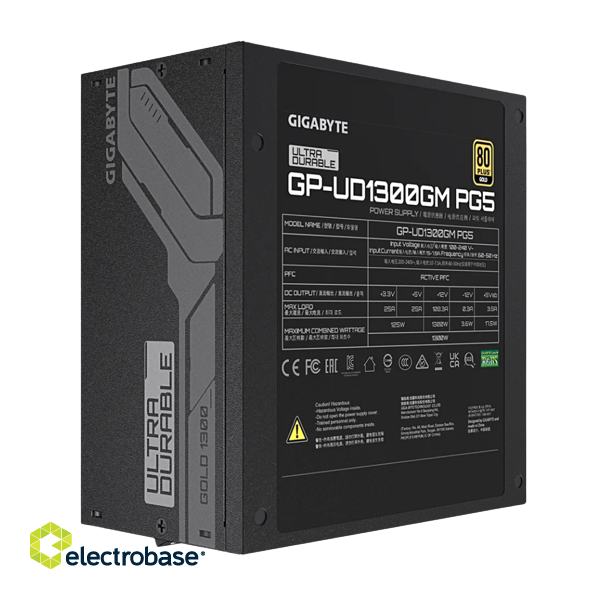 Gigabyte | PSU | GP-UD1300GM PG5 GEU1 | 1300 W image 5
