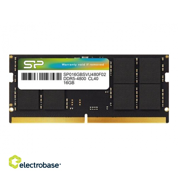 Silicon Power SP016GBSVU480F02 | 16 GB | DDR5 | 4800 MHz | PC/server | Registered No | ECC Yes