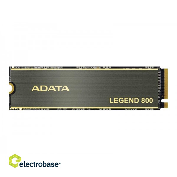 ADATA Internal Solid State Drive | LEGEND 800 | 500 GB | SSD form factor M.2 2280 | SSD interface PCIe Gen4 x4 | Read speed 3500 MB/s | Write speed 2200 MB/s