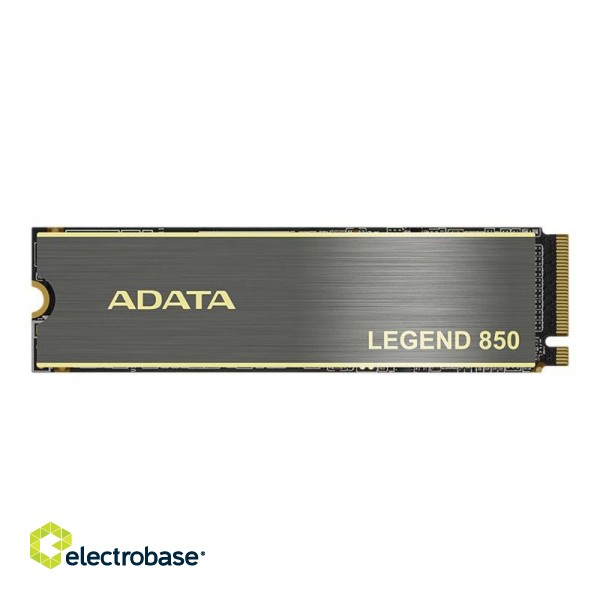 ADATA | LEGEND 850 | 1000 GB | SSD form factor M.2 2280 | SSD interface PCIe Gen4x4 | Read speed 5000 MB/s | Write speed 4500 MB/s image 2