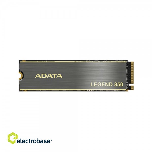 ADATA | LEGEND 850 | 1000 GB | SSD form factor M.2 2280 | SSD interface PCIe Gen4x4 | Read speed 5000 MB/s | Write speed 4500 MB/s paveikslėlis 1