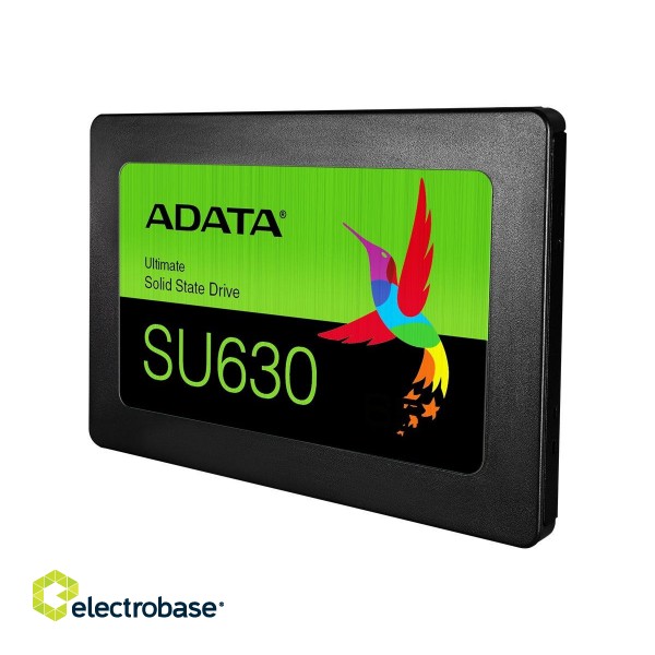 ADATA | Ultimate SU630 3D NAND SSD | 960 GB | SSD form factor 2.5” | SSD interface SATA | Read speed 520 MB/s | Write speed 450 MB/s image 2