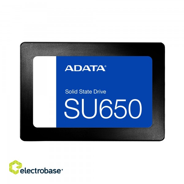 ADATA | Ultimate SU650 | 2000 GB | SSD form factor 2.5" | SSD interface SATA 6Gb/s | Read speed 520 MB/s | Write speed 450 MB/s image 1