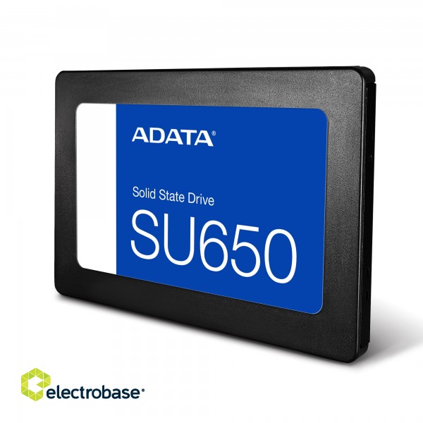 ADATA | Ultimate SU650 | 2000 GB | SSD form factor 2.5" | SSD interface SATA 6Gb/s | Read speed 520 MB/s | Write speed 450 MB/s фото 2