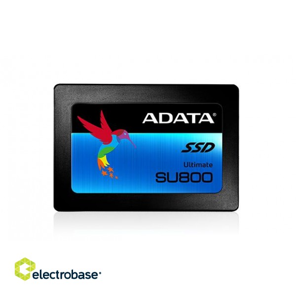 ADATA | Ultimate SU800 | 256 GB | SSD form factor 2.5" | SSD interface SATA | Read speed 560 MB/s | Write speed 520 MB/s фото 1
