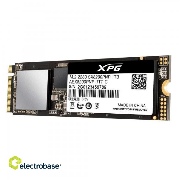 ADATA | XPG SX8200 Pro | 1000 GB | SSD interface M.2 NVME | Read speed 3500 MB/s | Write speed 3000 MB/s image 2