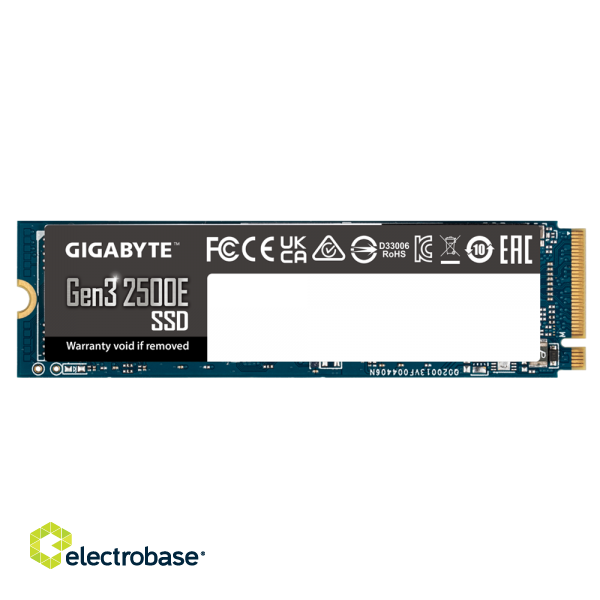 Gigabyte G325E1TB | 1000 GB | SSD interface PCIe 3.0x4 image 1