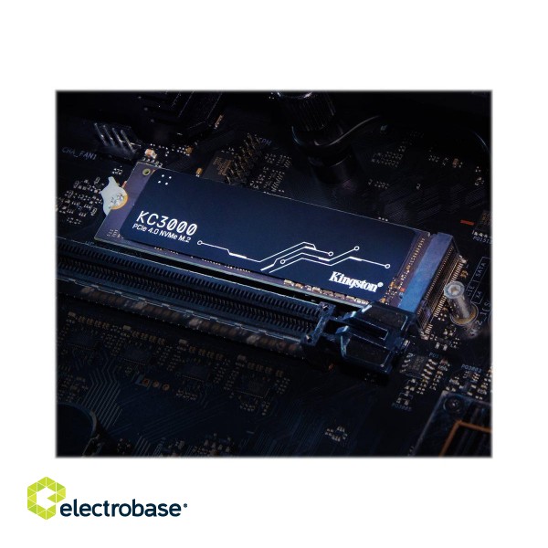 Kingston | SSD | KC3000 | 1024 GB | SSD form factor M.2 2280 | SSD interface PCIe 4.0 NVMe M.2 | Read speed 7000 MB/s | Write speed 6000 MB/s image 7