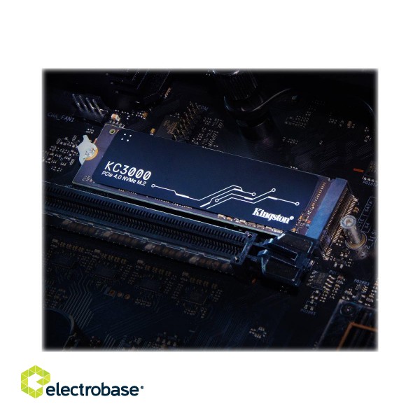 Kingston | SSD | KC3000 | 2048 GB | SSD form factor M.2 2280 | SSD interface PCIe 4.0 NVMe M.2 | Read speed 7000 MB/s | Write speed 7000 MB/s image 7