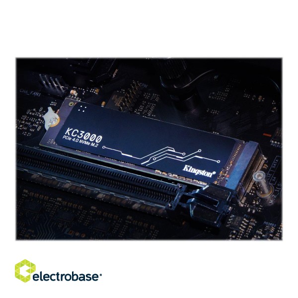 Kingston | SSD | KC3000 | 512 GB | SSD form factor M.2 2280 | SSD interface PCIe 4.0 NVMe M.2 | Read speed 3900 MB/s | Write speed 7000 MB/s image 8