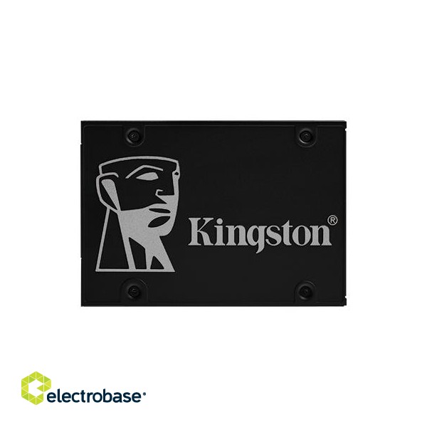 Kingston | KC600 | 256 GB | SSD form factor 2.5" | SSD interface SATA | Read speed 550 MB/s | Write speed 500 MB/s image 1