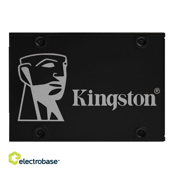 Kingston | KC600 | 512 GB | SSD form factor 2.5" | SSD interface SATA | Read speed 550 MB/s | Write speed 520 MB/s фото 3