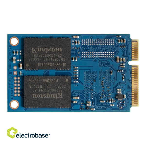 Kingston | KC600 | 256 GB | SSD form factor | SSD interface mSATA | Read speed 550 MB/s | Write speed 500 MB/s фото 4