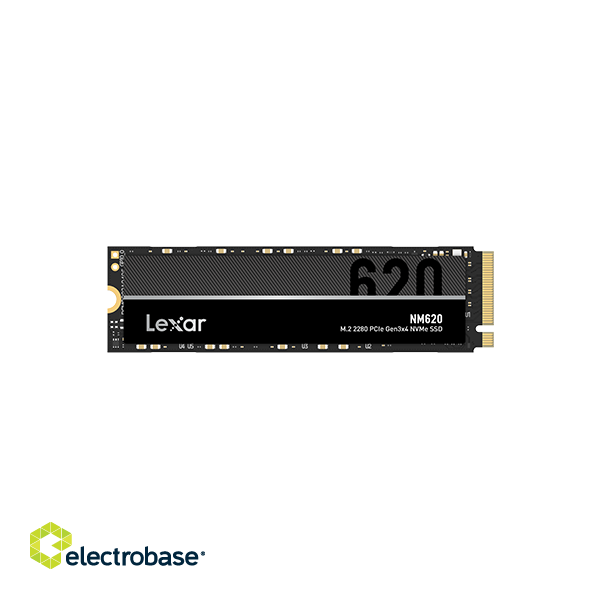 Lexar | M.2 NVMe SSD | NM620 | 2000 GB | SSD form factor M.2 2280 | SSD interface PCIe Gen3x4 | Read speed 3300 MB/s | Write speed 3000 MB/s image 1