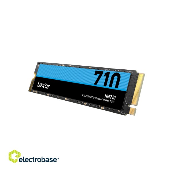 Lexar | M.2 NVMe SSD | NM710 | 2000 GB | SSD form factor M.2 2280 | SSD interface PCIe Gen4x4 | Read speed 4850 MB/s | Write speed 4500 MB/s image 4