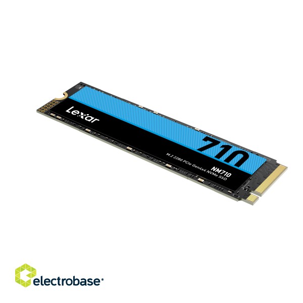 Lexar | M.2 NVMe SSD | NM710 | 1000 GB | SSD form factor M.2 2280 | SSD interface PCIe Gen4x4 | Read speed 5000 MB/s | Write speed 4500 MB/s image 5