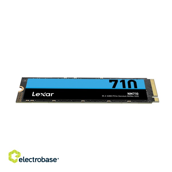 Lexar | M.2 NVMe SSD | NM710 | 500 GB | SSD form factor M.2 2280 | SSD interface PCIe Gen4x4 | Read speed 5000 MB/s | Write speed 2600 MB/s paveikslėlis 6